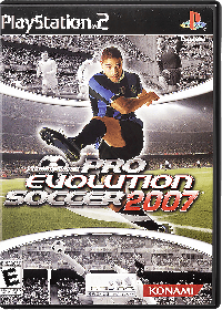 Winning Eleven Pro Evolution Soccer 2007 Playstation 2 US box art